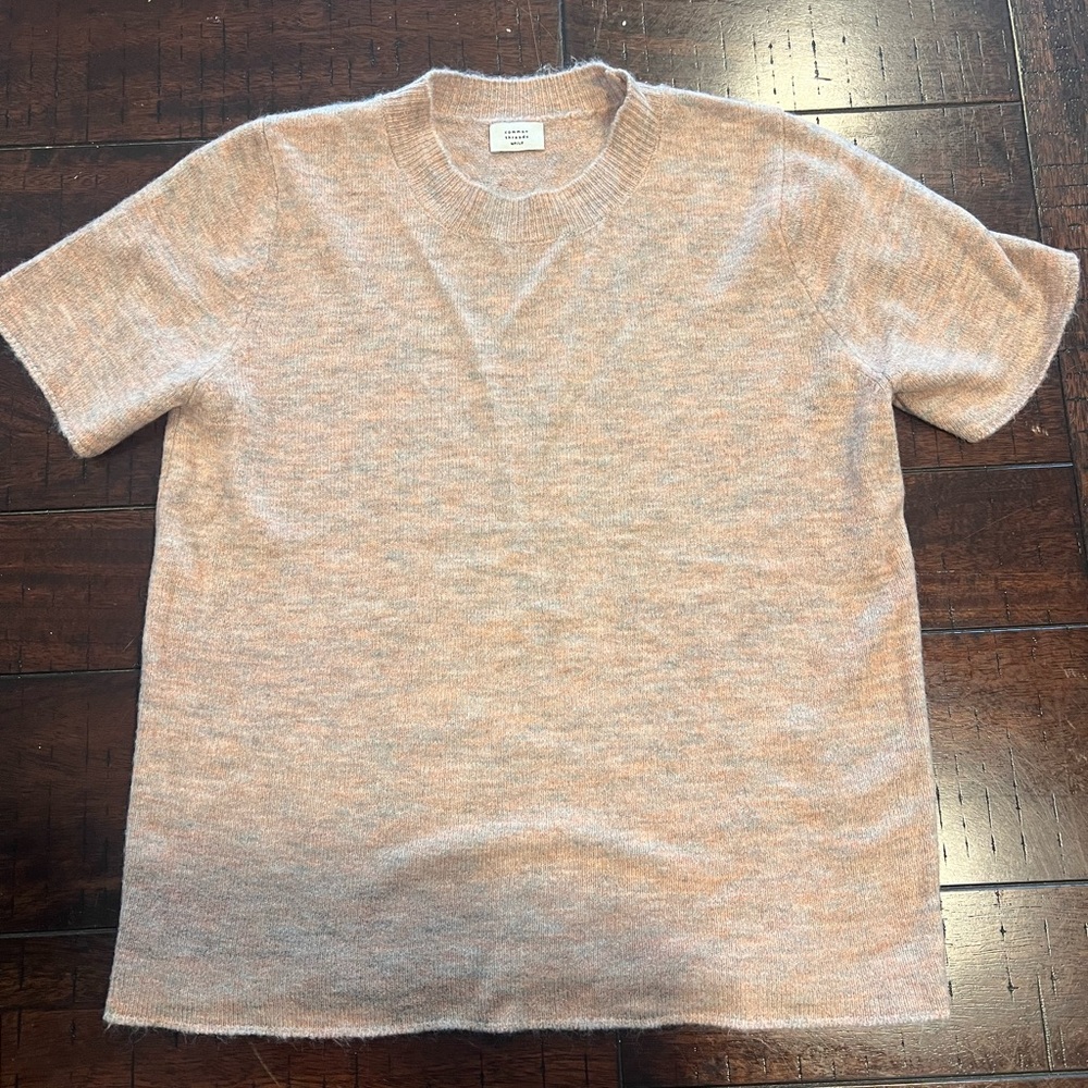 Women's Tan Crew Neck Sweater